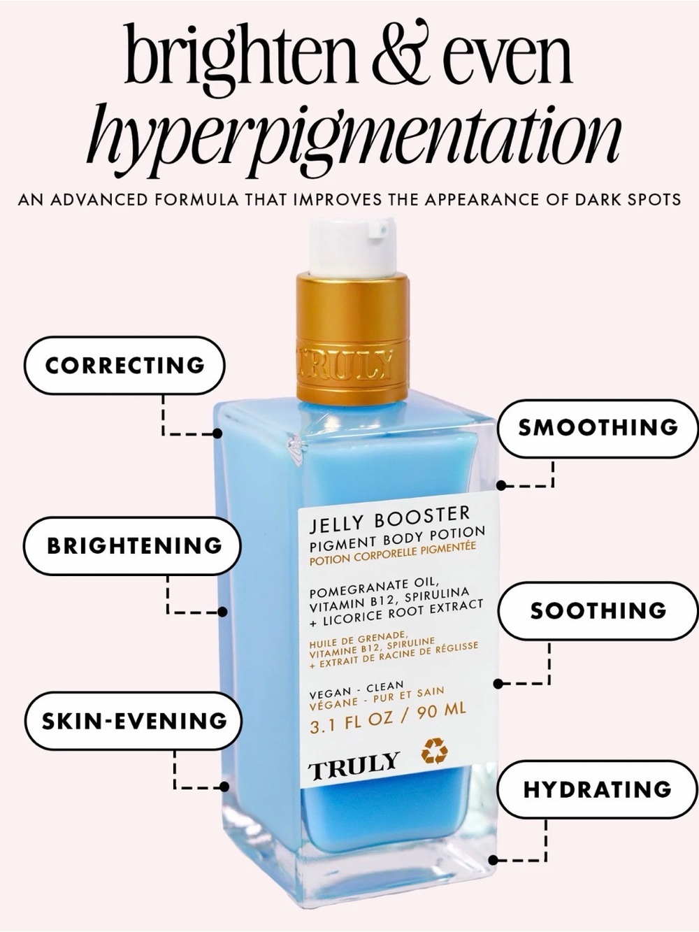 TRULY Jelly Booster Pigment Body Potion - New in Box